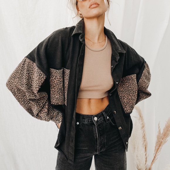 Lena Washed Shacket - Picture 1 of 4